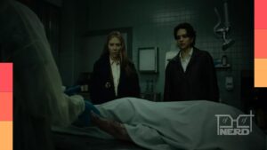 Material promocional de O Exorcista: Mártires, filme de terror dirigido por Mike Flanagan