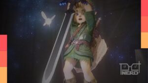 Link em cenário de Hyrule no remake de The Legend of Zelda: Ocarina of Time