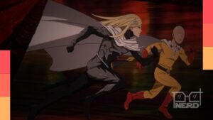 Imagem promocional de One-Punch Man usada para divulgar a segunda parte da terceira temporada