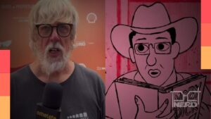 Otto Guerra em entrevista durante o Festival do Rio 2026, com referência ao filme O Filho da Puta