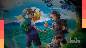 Pikachu em arte promocional de Pokémon, franquia que pode retornar à programação do Cartoon Network em novembro