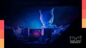 Projeções de Pokémon durante o show Pokémon Curtir a Noite