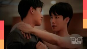 Yin Anan e War Wanarat em cena da série tailandesa Police in Love