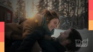 Leighton Meester e Jared Padalecki em Protegendo Estrelas, filme natalino da Netflix