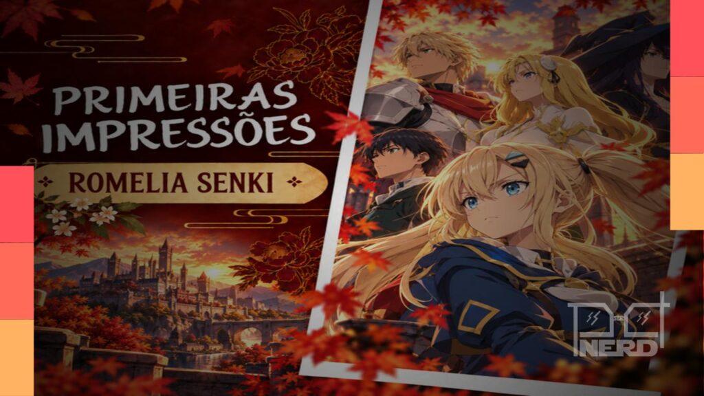 Romelia, protagonista do anime Romelia Senki, pronta para liderar seus aliados