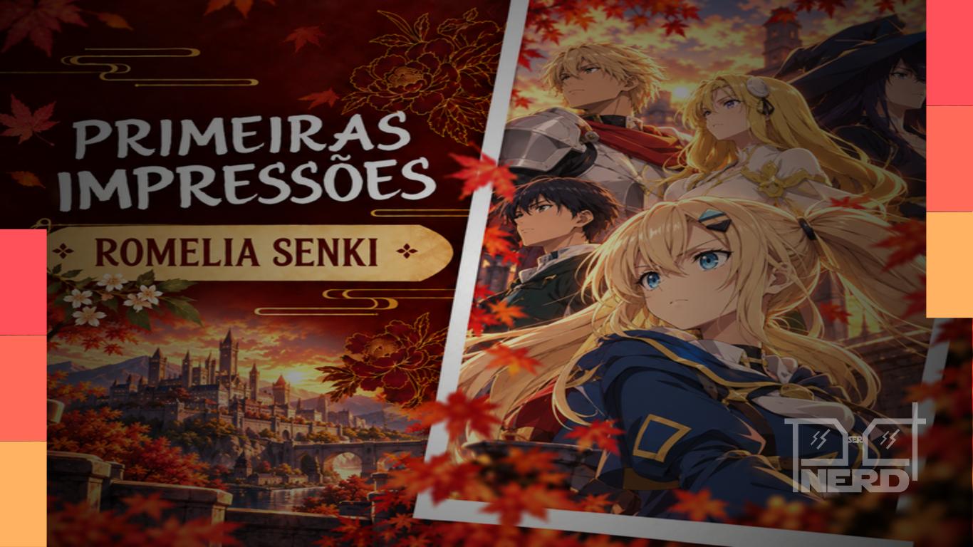 Romelia, protagonista do anime Romelia Senki, pronta para liderar seus aliados