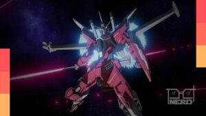 Arte conceitual do RX-78-2 com asas dobráveis e configuração de caça atmosférico