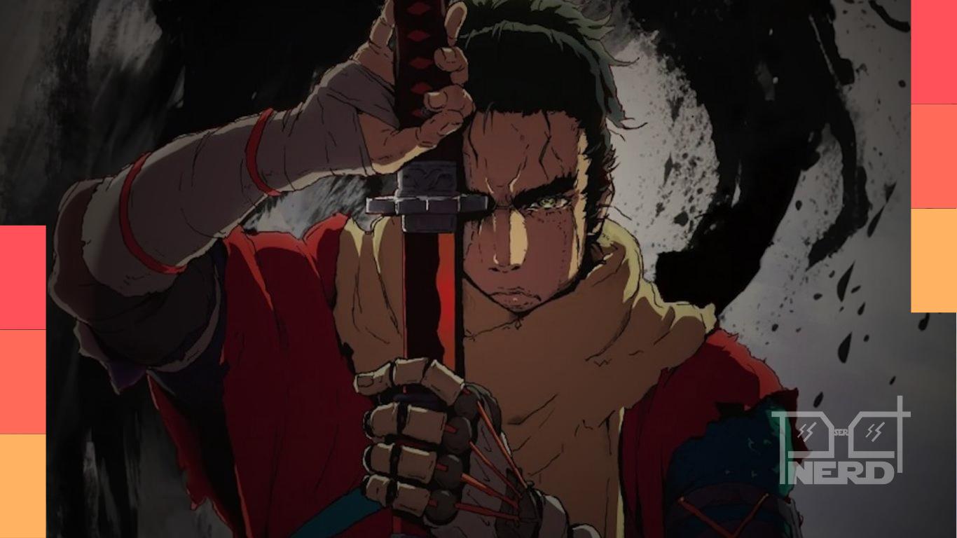 Arte relacionada a Sekiro para ilustrar a versão de streaming na Crunchyroll com conteúdo adicional