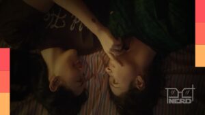 Bruna Linzmeyer e Ana Hikari em cena da série Amora