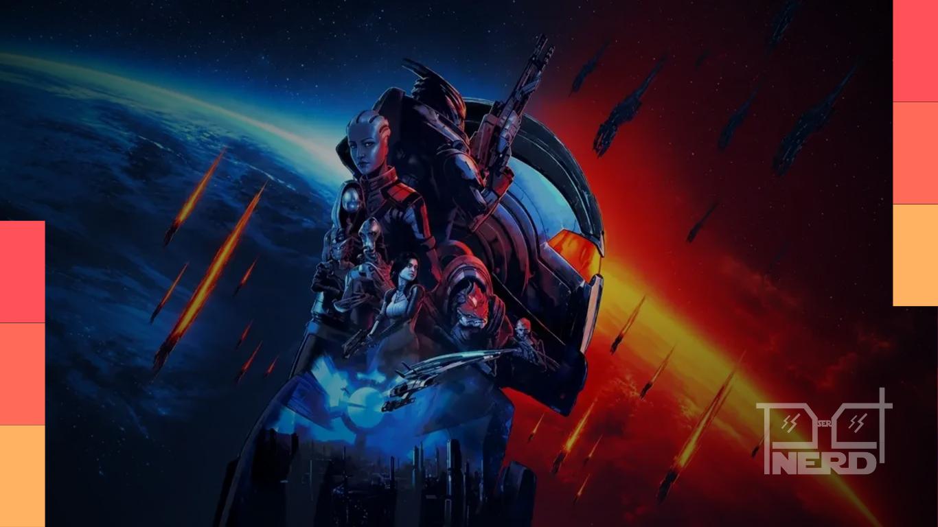 Arte promocional de Mass Effect relacionada à série live-action em desenvolvimento na Amazon