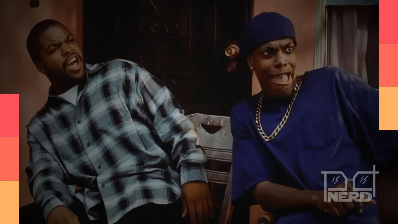 Ice Cube em imagem promocional relacionada à nova continuação de Sexta-Feira em Apuros