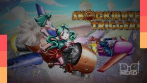 Shockwave Triggers, jogo de nave vertical com visual anime e dois pilotos