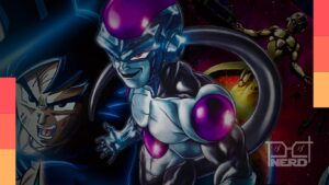 Desenho de Sorbet, oficial ligado ao Exército de Freeza em Dragon Ball Super