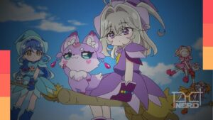 Cure Answer e Doremi aparecem juntas em ilustração especial do crossover de Star Detective Precure e Ojamajo Doremi.