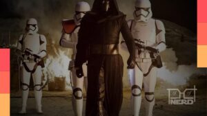 Arte de Star Wars Battlefront com soldados em uma batalha galáctica