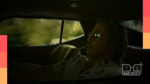 Pôster de As Novas Desventuras de Cliff Booth, filme com Brad Pitt e trilha de Trent Reznor e Atticus Ross
