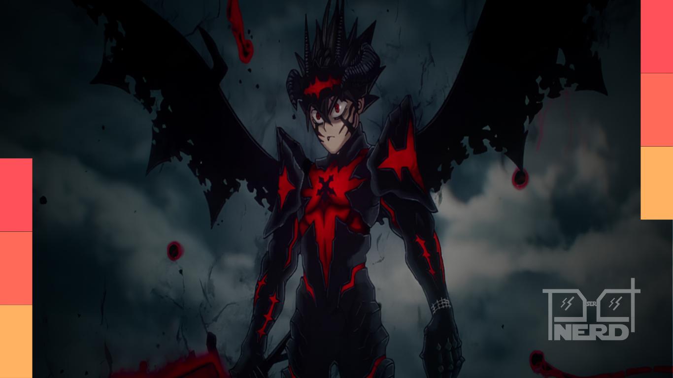 Asta e Liebe unidos na transformação Union Mode no anime Black Clover