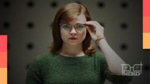 Sarah Snook em cena do filme O Predestinado, suspense de ficção científica sobre viagem no tempo