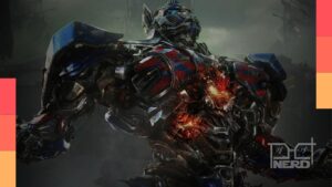 Optimus Prime em cena de Transformers: O Último Cavaleiro, filme de Michael Bay lançado em 2017.