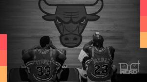 Montagem com referências a séries e documentários de basquete, incluindo Arremesso Final e Lakers: Hora de Vencer