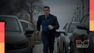 John Cena como Sean em Matchbox – O Filme, aventura de ação inspirada nos carrinhos da Mattel