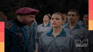 Dominic West e Sienna Miller em cena da série Guerra