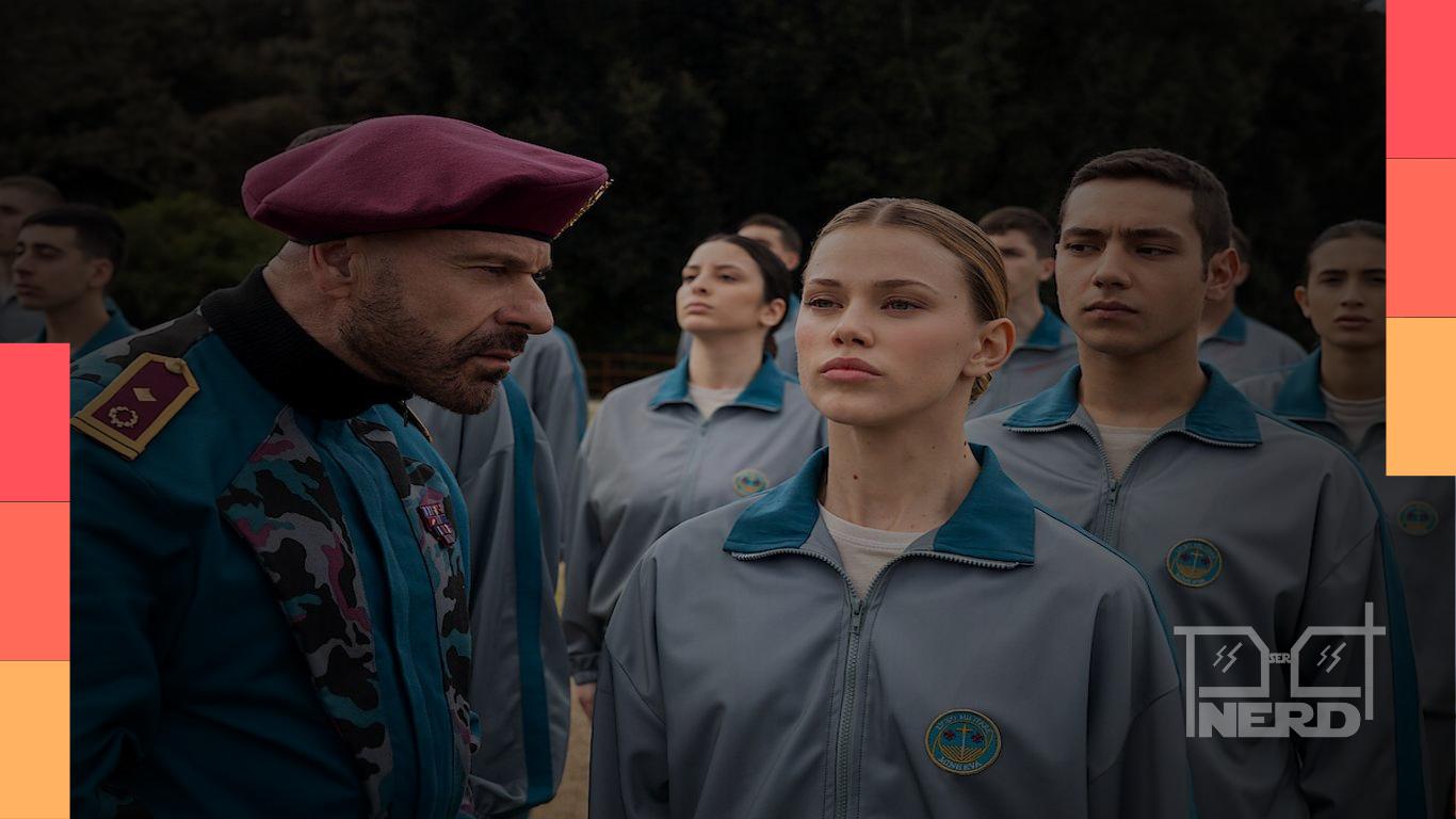 Estudantes em um internato, cenário de histórias de romance, magia e mistério