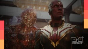 Visão em destaque em imagem promocional de VisionQuest, série da Marvel