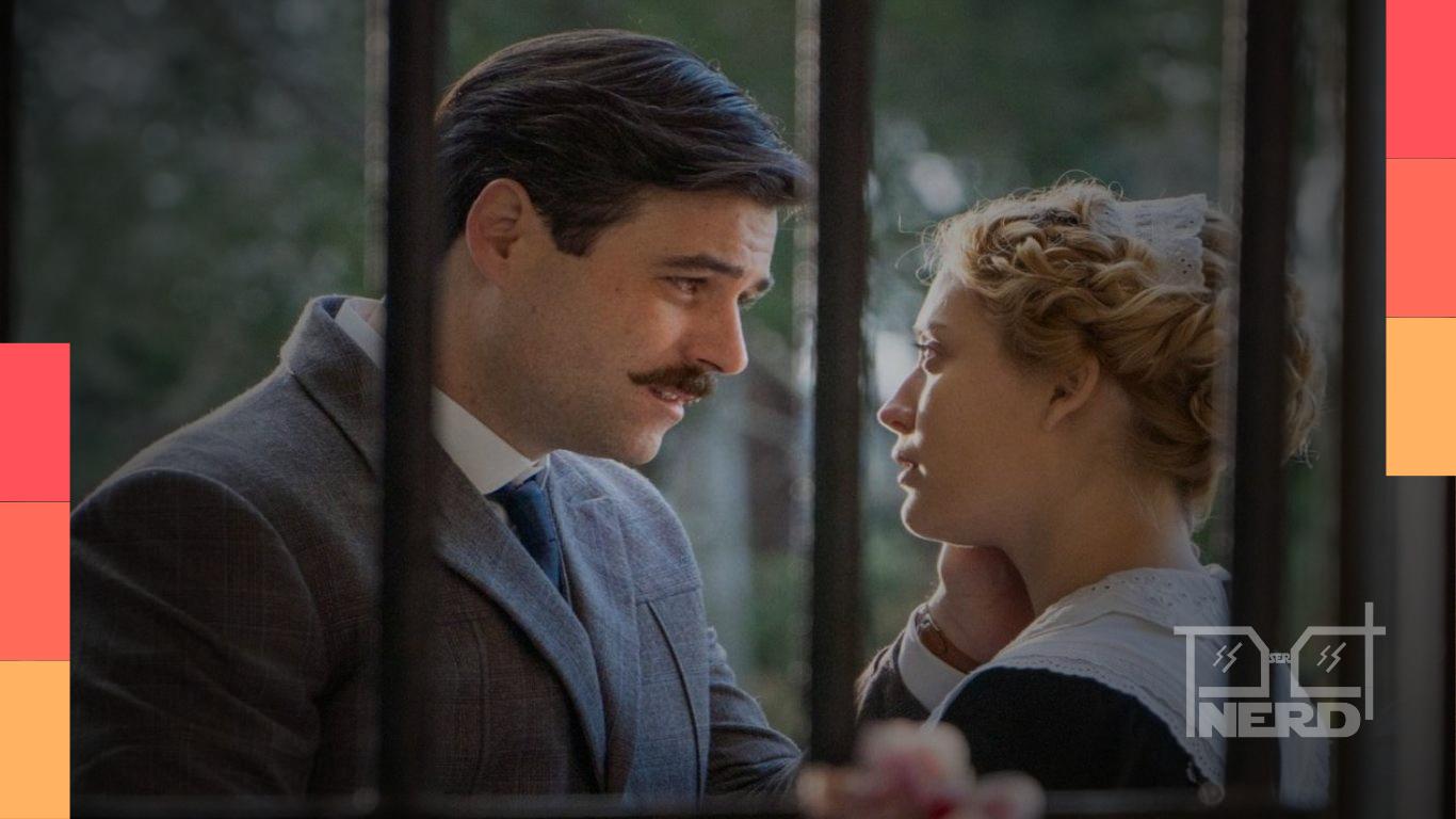 Ana Garcés e Arturo García-Sancho em imagem promocional da novela espanhola A Promessa
