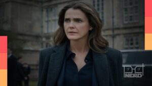 Keri Russell como Kate Wyler na série A Diplomata, da Netflix