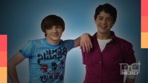 Drake Bell ao lado de Josh Peck na série Drake & Josh, da Nickelodeon