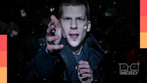 Jesse Eisenberg em imagem promocional, ator e cineasta por trás de uma nova série da A24