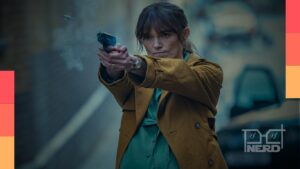 Keira Knightley como Helen Webb em uma cena da série Black Doves, da Netflix