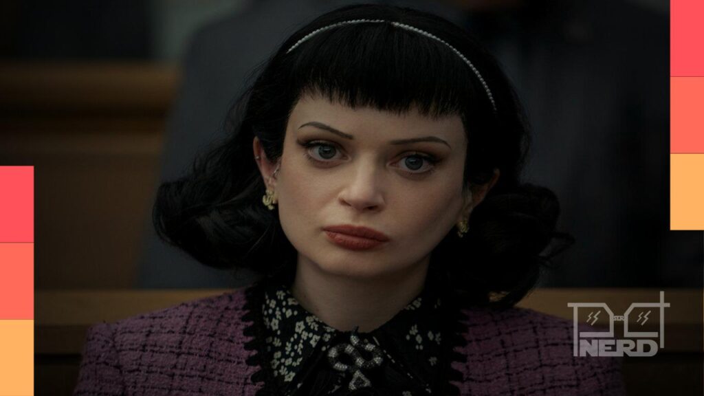 Ruth Codd em cena da minissérie A Queda da Casa de Usher, da Netflix