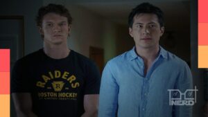 Connor Storrie em cena da série Rivalidade Ardente