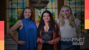 Analice Gigliotti, Sabrina Presman e Elizabeth Carneiro, autoras do livro Luz, câmera... compulsão
