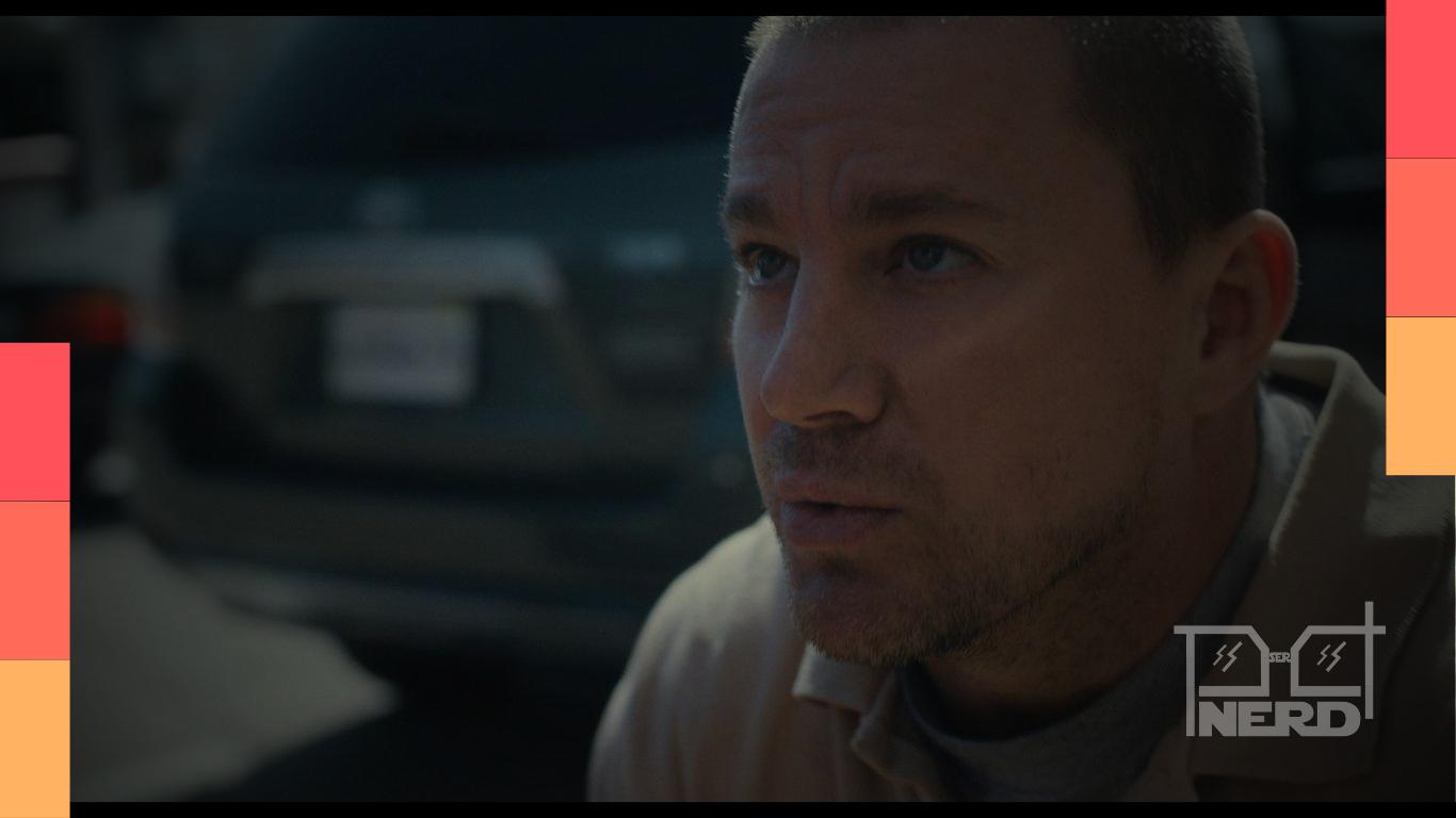 Channing Tatum em imagem promocional do filme Josephine: Fragmentos de um Crime