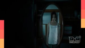Imagem de divulgação de um filme de terror asiático com atmosfera sombria
