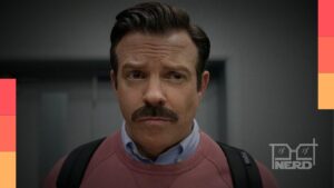 Jason Sudeikis como Ted Lasso na série do Apple TV