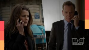 Cena promocional de A Diplomata e Designated Survivor, séries sobre política e disputas pelo poder
