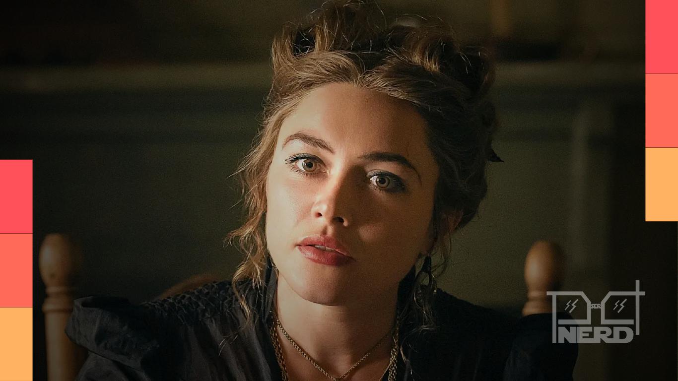 Florence Pugh em East of Eden, minissérie da Netflix filmada na Nova Zelândia