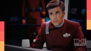 Walter Koenig caracterizado como Pavel Chekov na série Star Trek